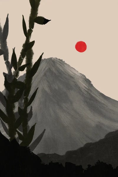 Viviana Gonzalez: Japandi Mountains I by Viviana Gonzalez