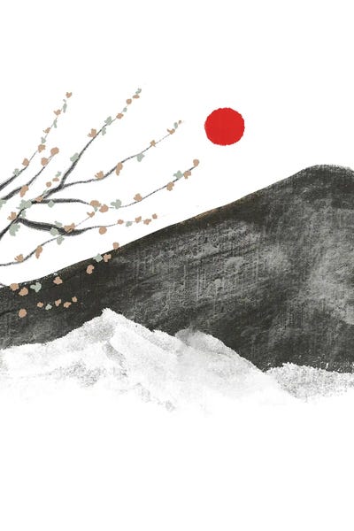 Viviana Gonzalez: Japandi Mountains II by Viviana Gonzalez