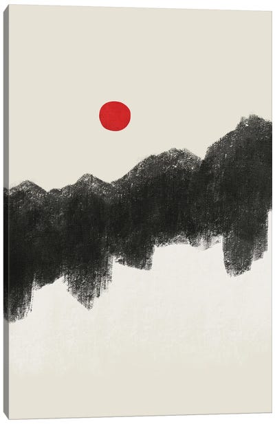 Japandi Mountains III Canvas Art Print - Viviana Gonzalez