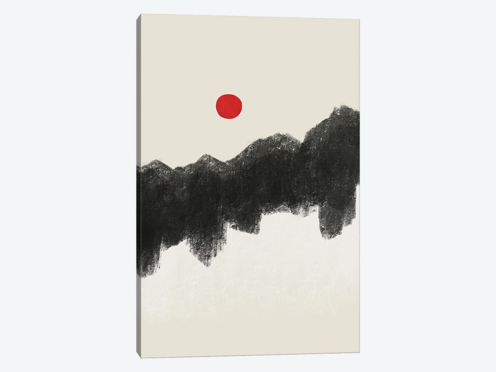 Japandi Mountains III by Viviana Gonzalez 1-piece Canvas Print