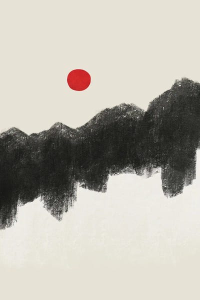 Viviana Gonzalez: Japandi Mountains III by Viviana Gonzalez