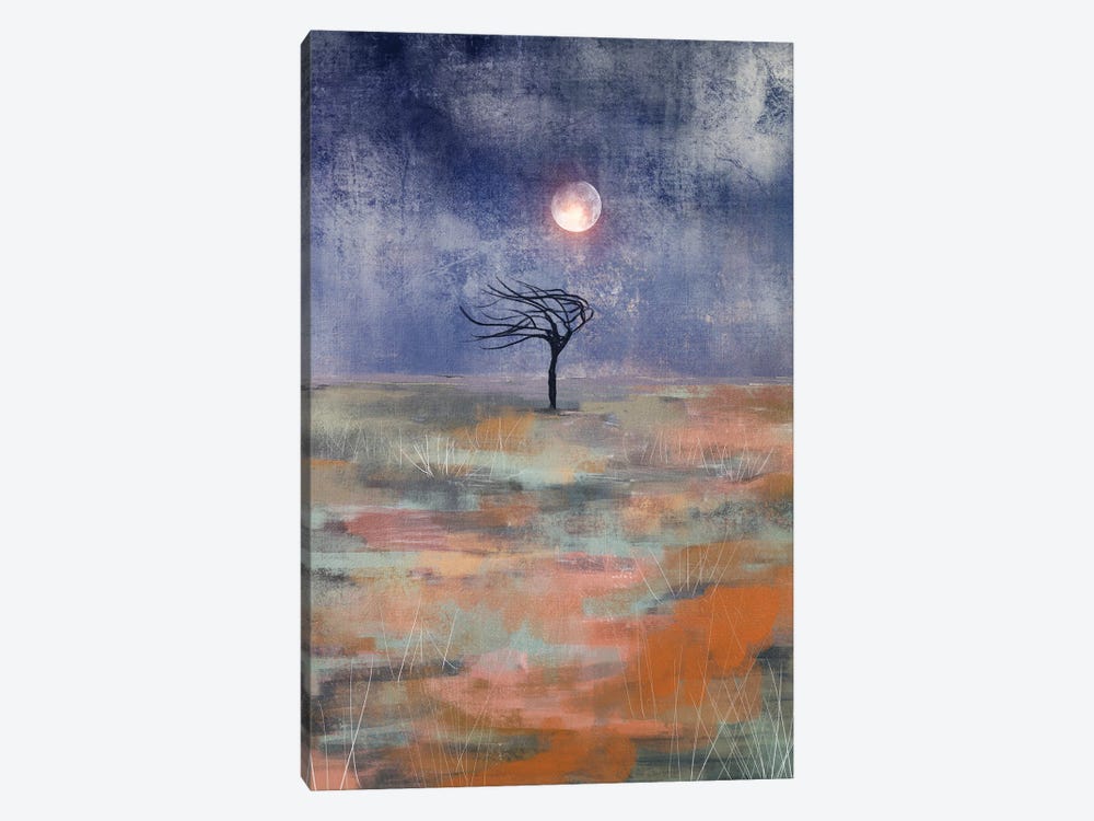 Moon And The Tree by Viviana Gonzalez 1-piece Art Print