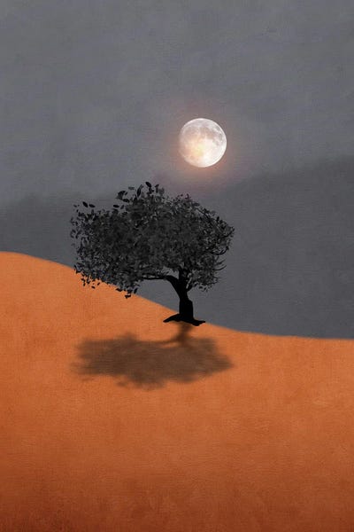 Minimalist Paintings: Minimal Landscape VI by Viviana Gonzalez