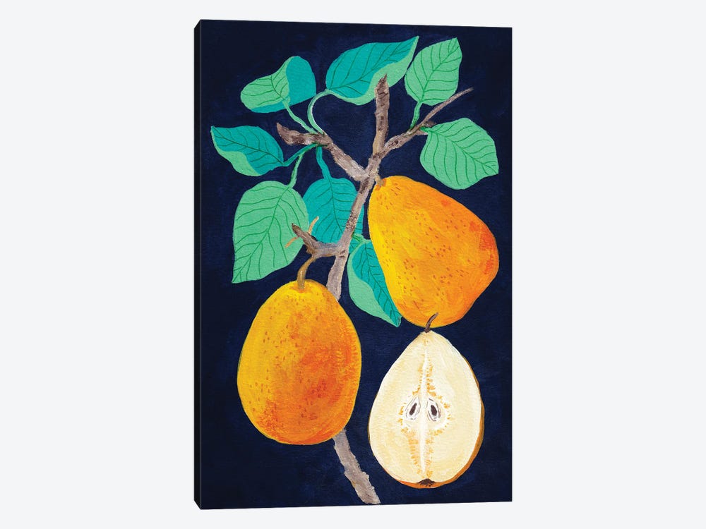 Pears by Viviana Gonzalez 1-piece Canvas Art
