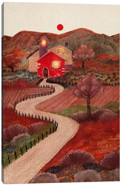 Vintage Farmland I Canvas Art Print - Viviana Gonzalez