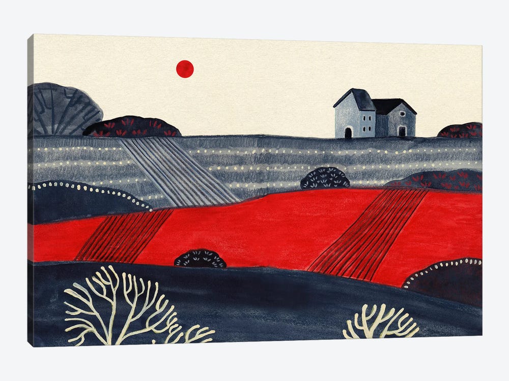 Vintage Farmland II by Viviana Gonzalez 1-piece Canvas Art