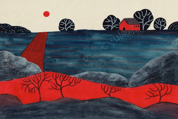 Viviana Gonzalez: Vintage Landscape IV by Viviana Gonzalez
