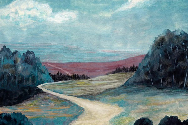 Viviana Gonzalez: Vintage Landscape V by Viviana Gonzalez