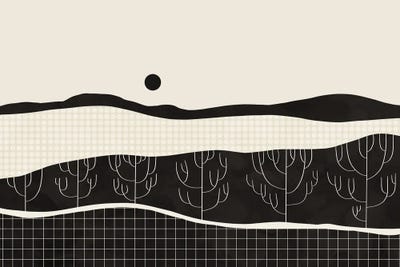 Retro Fusion Landscape III by Viviana Gonzalez canvas print