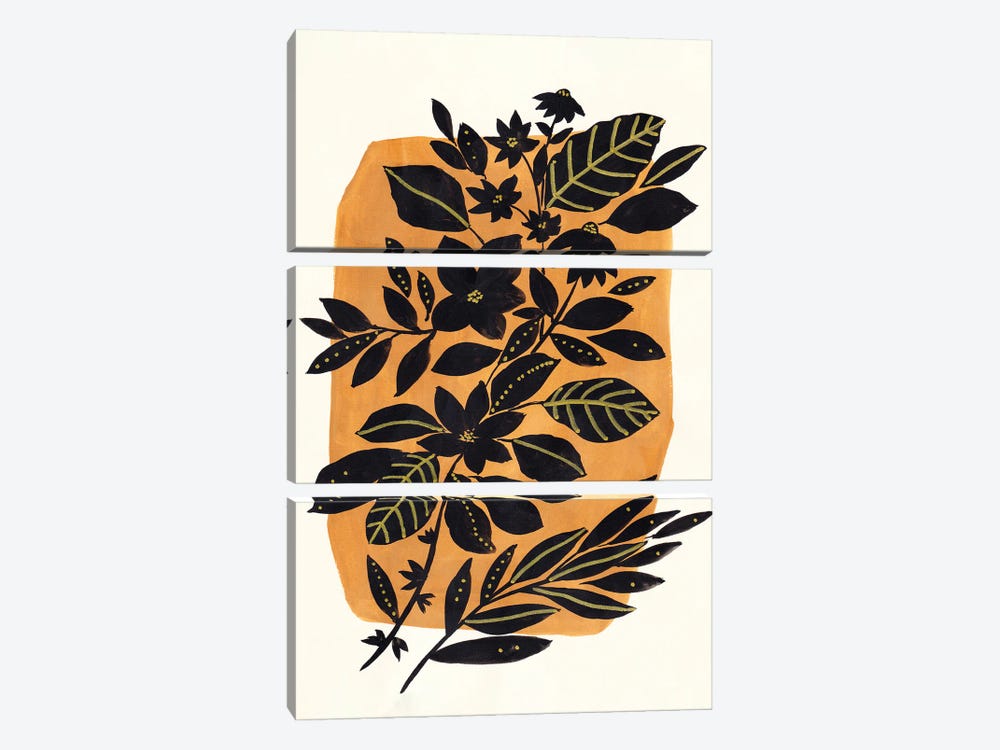 Irregular Botanicals II by Viviana Gonzalez 3-piece Canvas Print