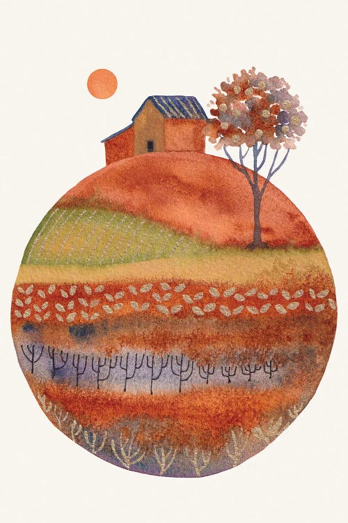 Circular Landscape by Viviana Gonzalez wall art