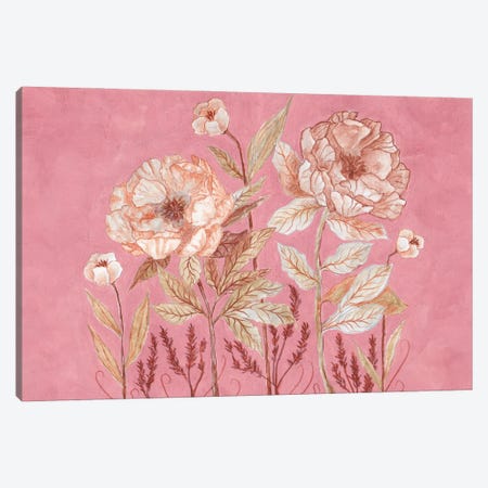 Botanica In Pink Canvas Print #VGO300} by Viviana Gonzalez Canvas Artwork