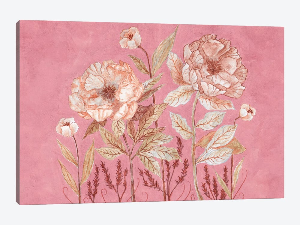Botanica In Pink by Viviana Gonzalez 1-piece Canvas Art