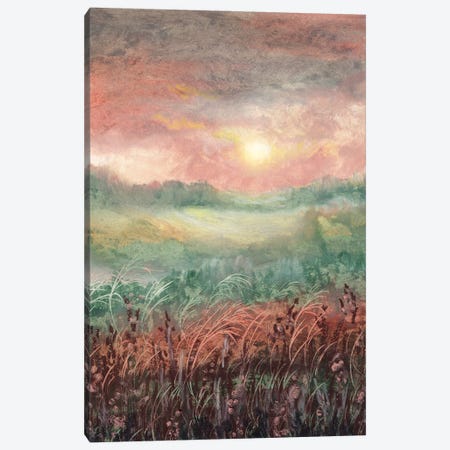 Aesthetic Sunset Pink Canvas Print #VGO308} by Viviana Gonzalez Canvas Wall Art