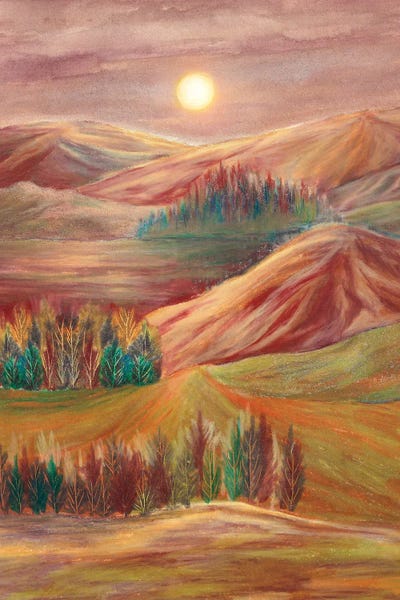 Aesthetic Magical Trees by Viviana Gonzalez canvas print