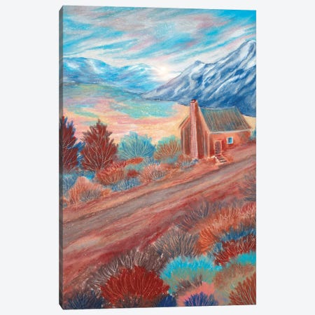 Cottage And The Blue Sky Canvas Print #VGO312} by Viviana Gonzalez Canvas Art Print