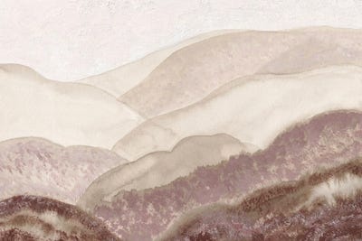 Japandi Mountains by Viviana Gonzalez art print