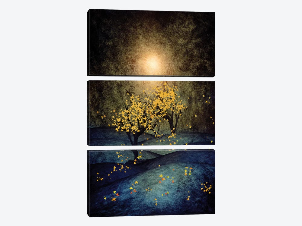 Yellow Autumn by Viviana Gonzalez 3-piece Canvas Artwork