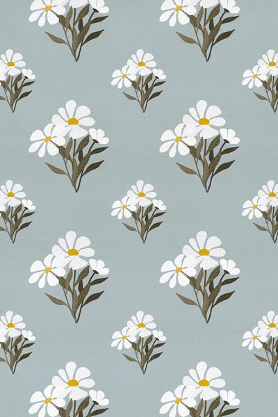 Daisies: Retro Daisies by Viviana Gonzalez