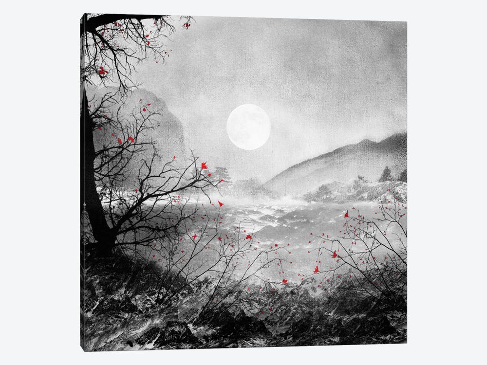 The Red Sounds and Poems, Chapter II by Viviana Gonzalez 1-piece Canvas Wall Art