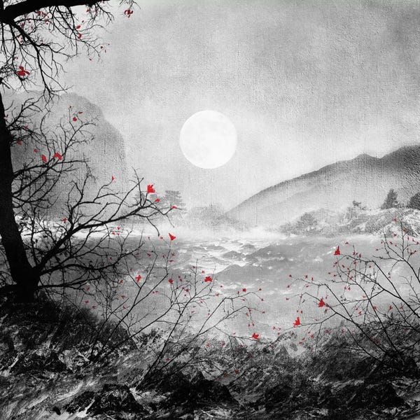 Black & White Scenic Art: The Red Sounds and Poems, Chapter II by Viviana Gonzalez