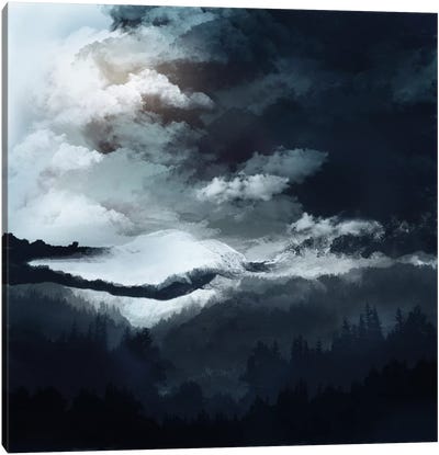 White Mountains Canvas Art Print