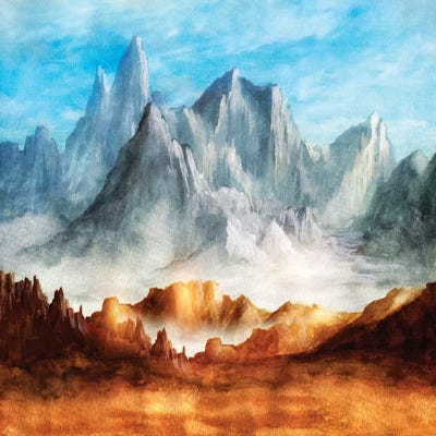 Over The Mountains I by Viviana Gonzalez canvas print