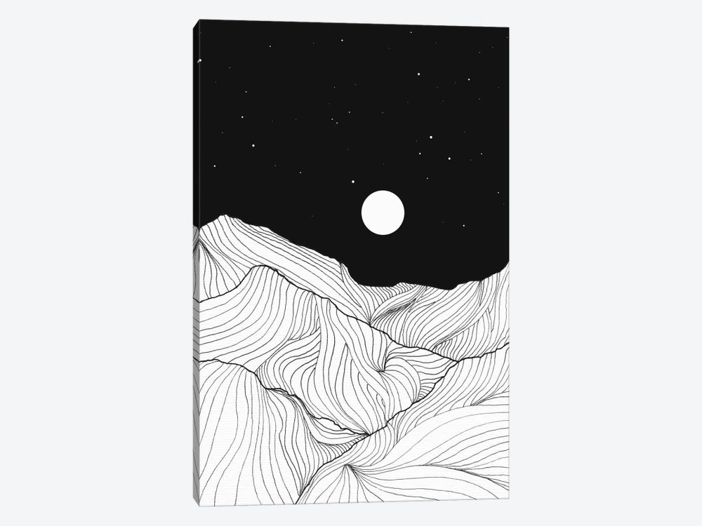 Lines In The Mountains II 1-piece Canvas Artwork