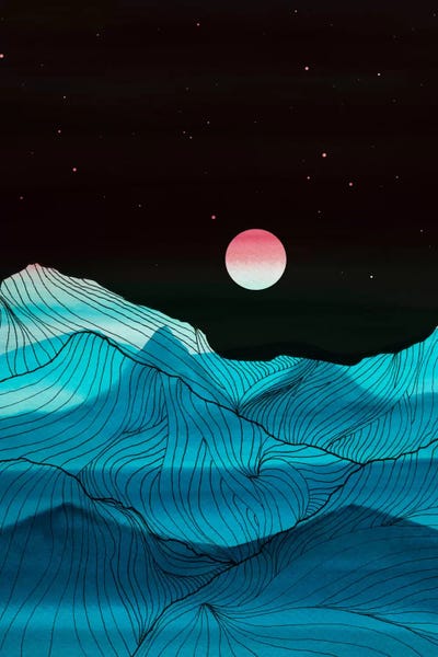 Viviana Gonzalez: Lines In The Mountains XV by Viviana Gonzalez