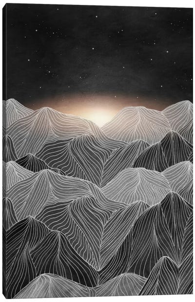 Lines In The Mountains XIX Canvas Art Print - Viviana Gonzalez