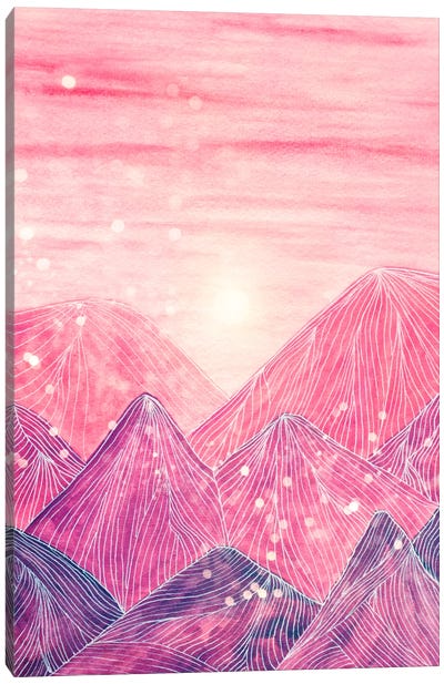 Lines In The Mountains XXI Canvas Art Print - Viviana Gonzalez