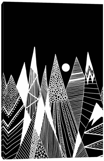 Patterns In The Mountains I Canvas Art Print - Viviana Gonzalez