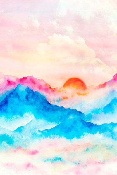 Sunset II by Viviana Gonzalez multi panel art