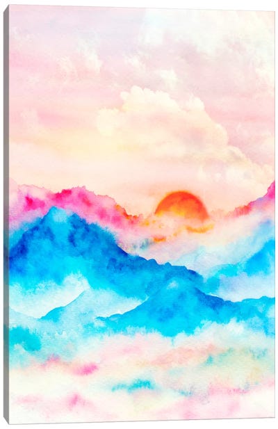 Sunset II Canvas Art Print - Sunsets & The Sea