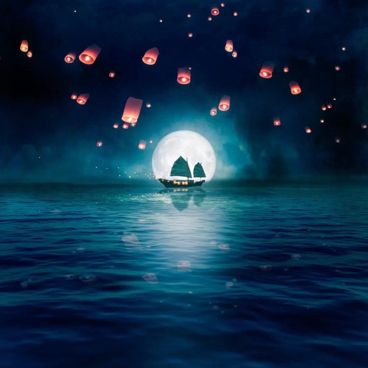 Travel Through The Lights by Viviana Gonzalez wall art