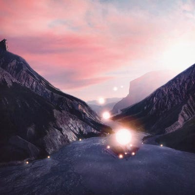 Energy by Viviana Gonzalez framed canvas print