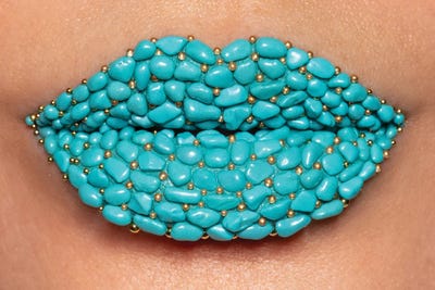 Turquoise II by Vlada Haggerty acrylic art print