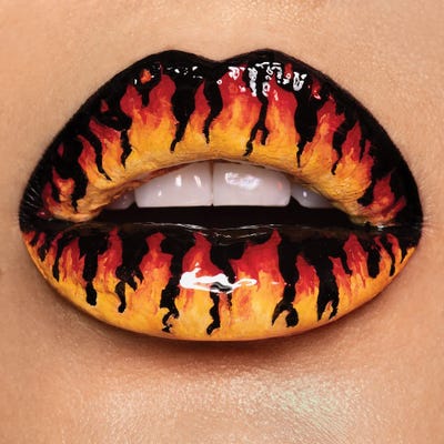 Flames by Vlada Haggerty acrylic art print