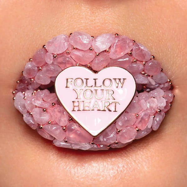 Lips: Follow Your Heart by Vlada Haggerty