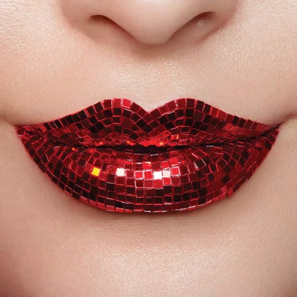 Lips: Mosaic by Vlada Haggerty