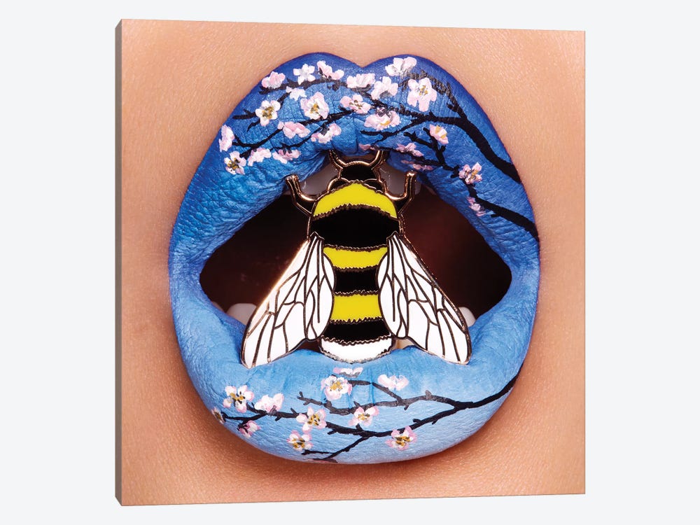 Blossoms Bee by Vlada Haggerty 1-piece Canvas Art