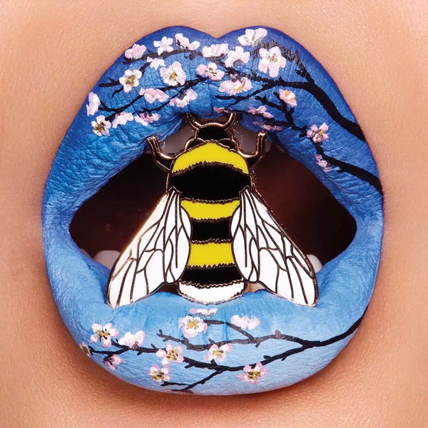 Cherry Blossoms: Blossoms Bee by Vlada Haggerty