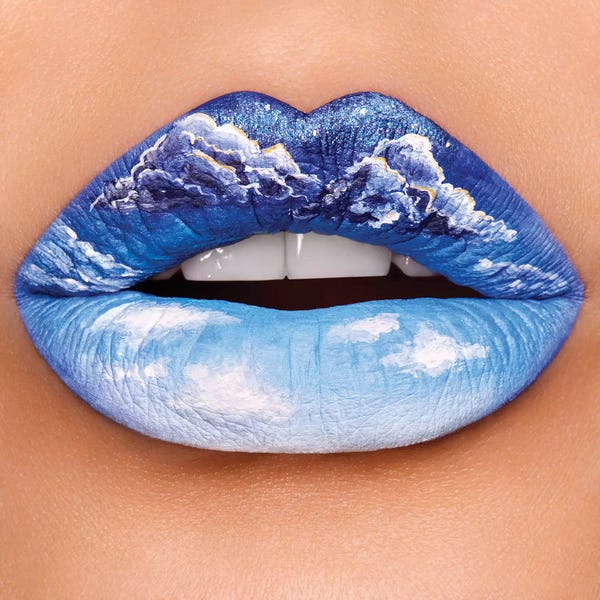 Lips: Day And Night by Vlada Haggerty