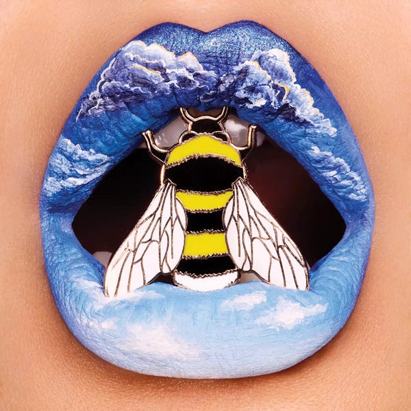 Bees: Day And Night Bee by Vlada Haggerty