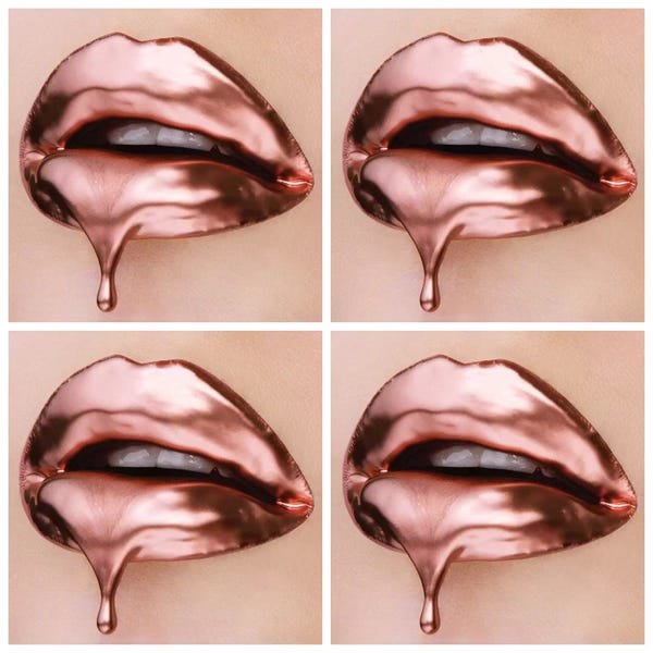 Fashion Photography: Rose Gold Drips by Vlada Haggerty