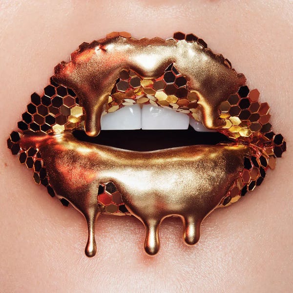 Glam Bedroom: Golden Honey by Vlada Haggerty