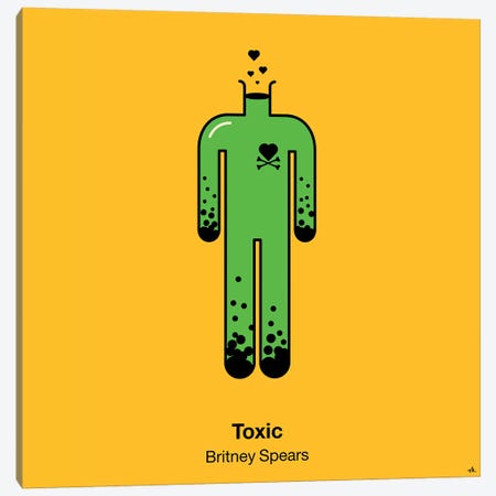Toxic Canvas Print #VHE102} by Viktor Hertz Canvas Art Print