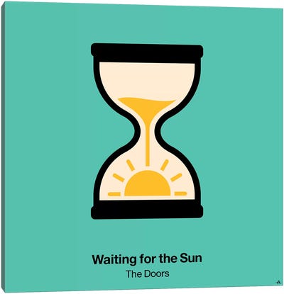 Waiting For The Sun Canvas Art Print - Viktor Hertz
