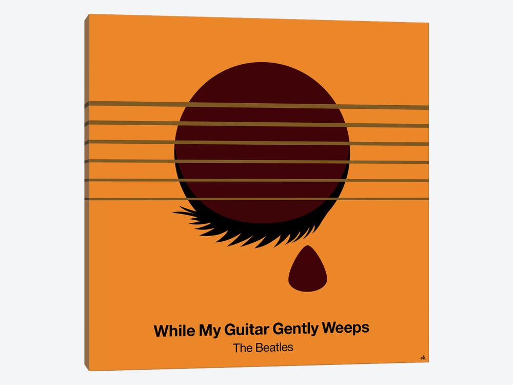 While My Guitar Gently Weeps by Viktor Hertz 1-piece Canvas Wall Art