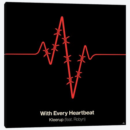 With Every Heartbeat Canvas Print #VHE108} by Viktor Hertz Canvas Print